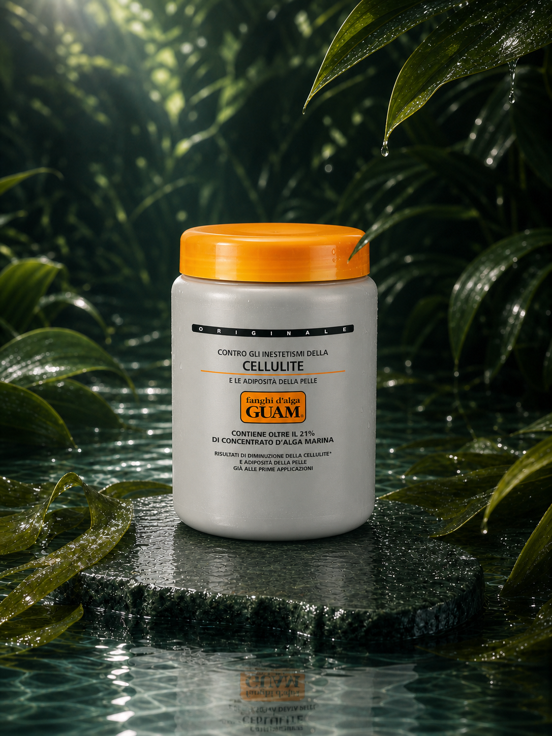 GUAM CLASSIC MUD in a wet botanical setting — hero view
