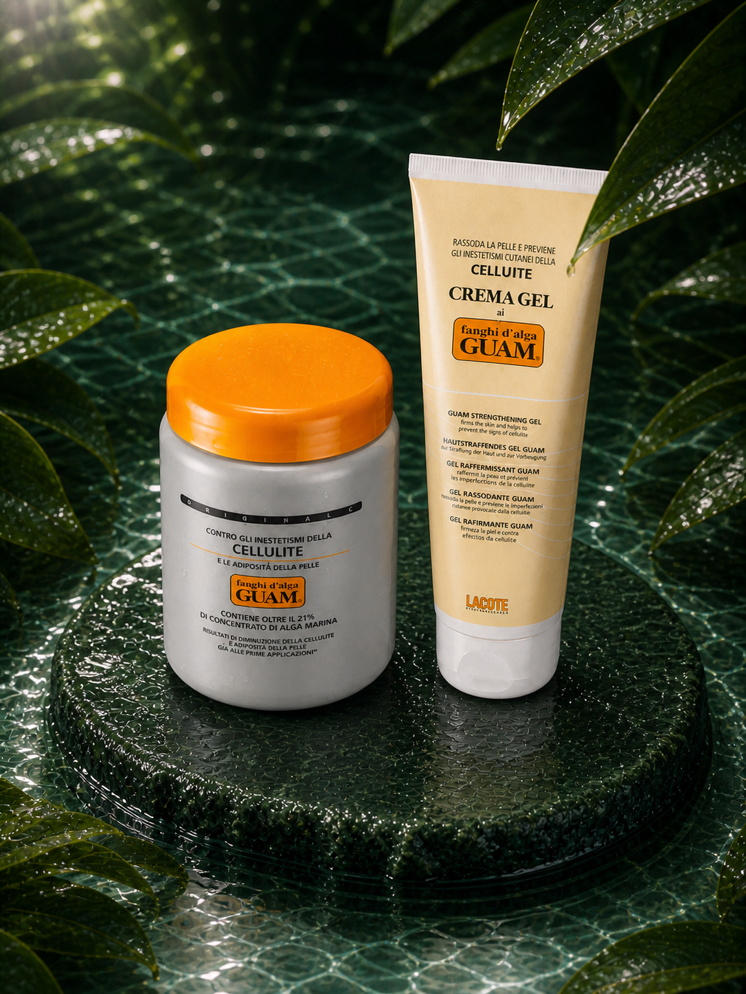GUAM CLASSIC MUD ECONOMY PACK in a wet botanical setting — elevated view